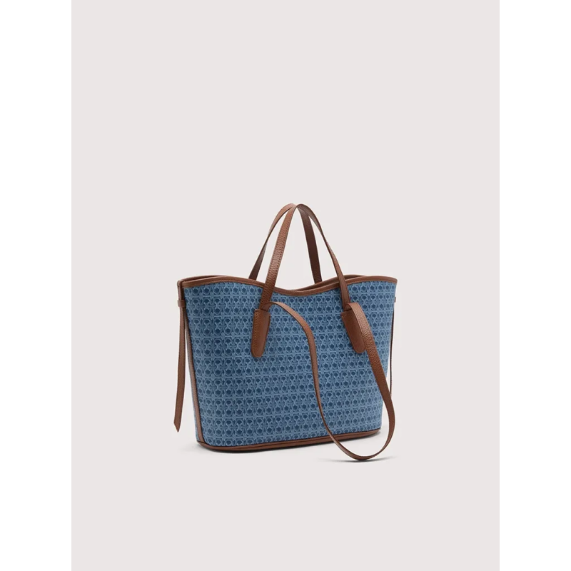 NEW NEVER WITHOUT BAG DENIM COAT MONOGRAM KABELKA COCCINELLE