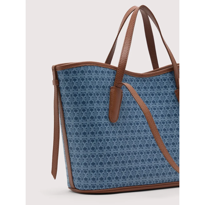 NEW NEVER WITHOUT BAG DENIM COAT MONOGRAM KABELKA COCCINELLE