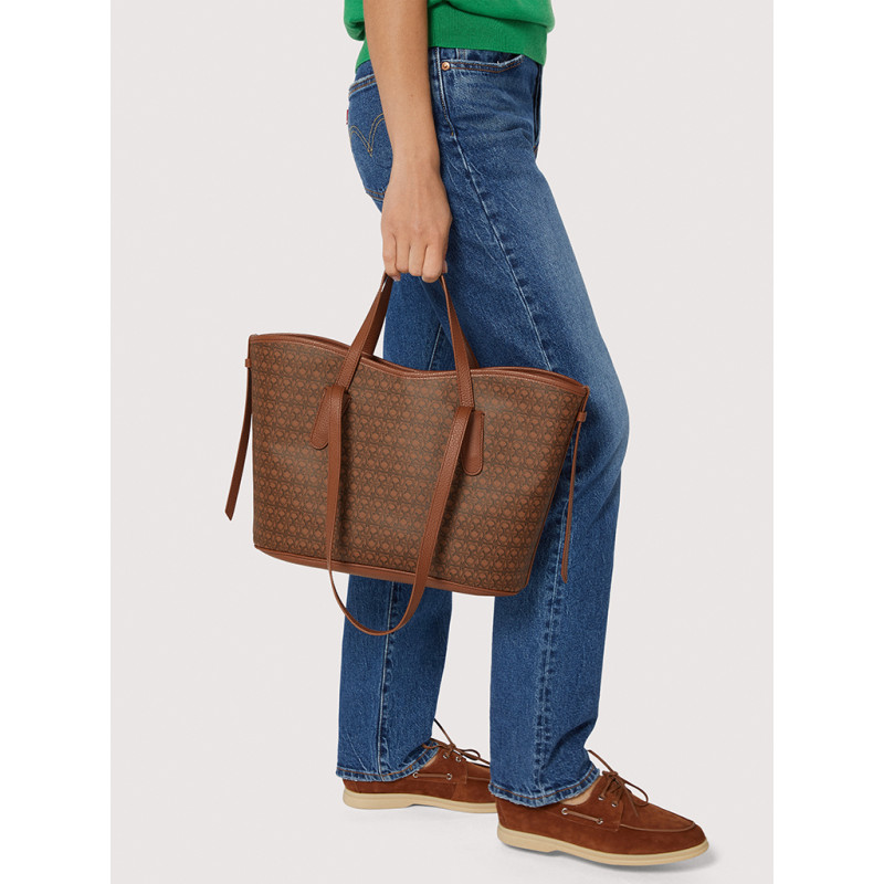 NEW NEVER WITHOUT BAG MEDIUM COATED MONOGRAM COCCINELLE