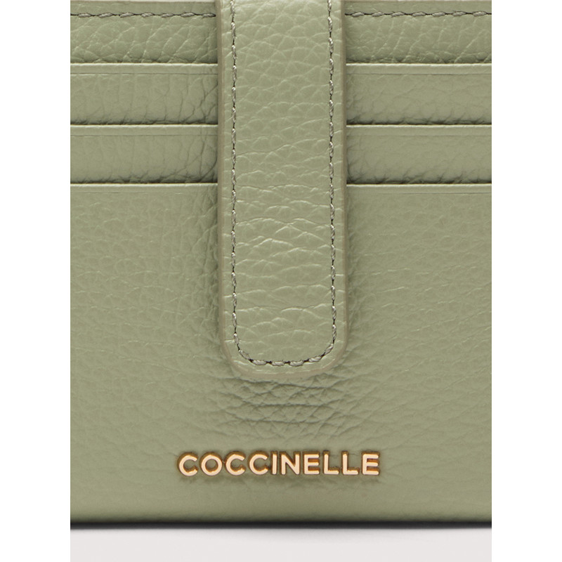 METALLIC SOFT KOŽENÁ PENĚŽENKA COCCINELLE