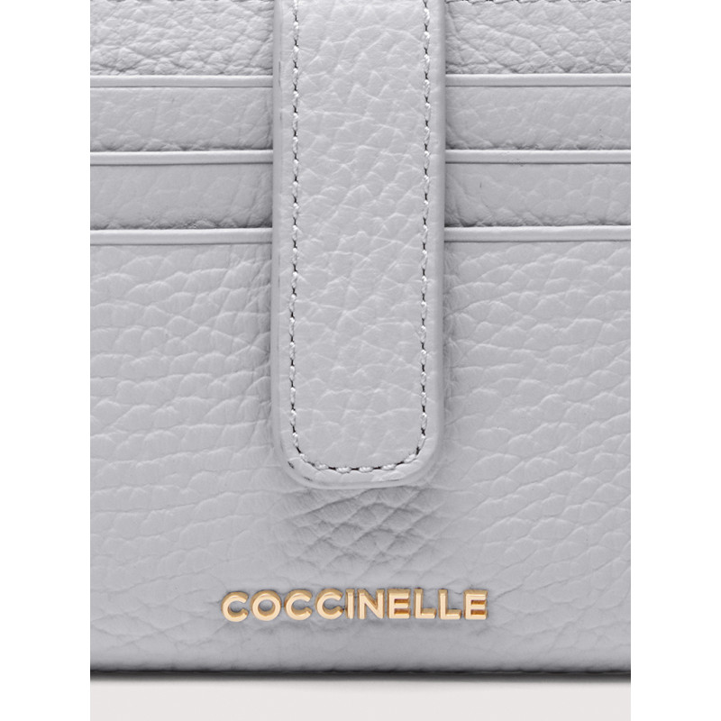 METALLIC SOFT KOŽENÁ PENĚŽENKA COCCINELLE