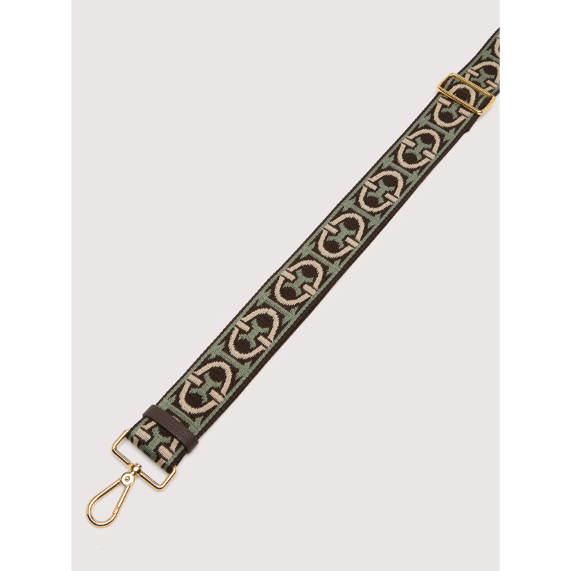 NASTRO MONOGRAM TRICOLOR POPRUH COCCINELLE GOLD