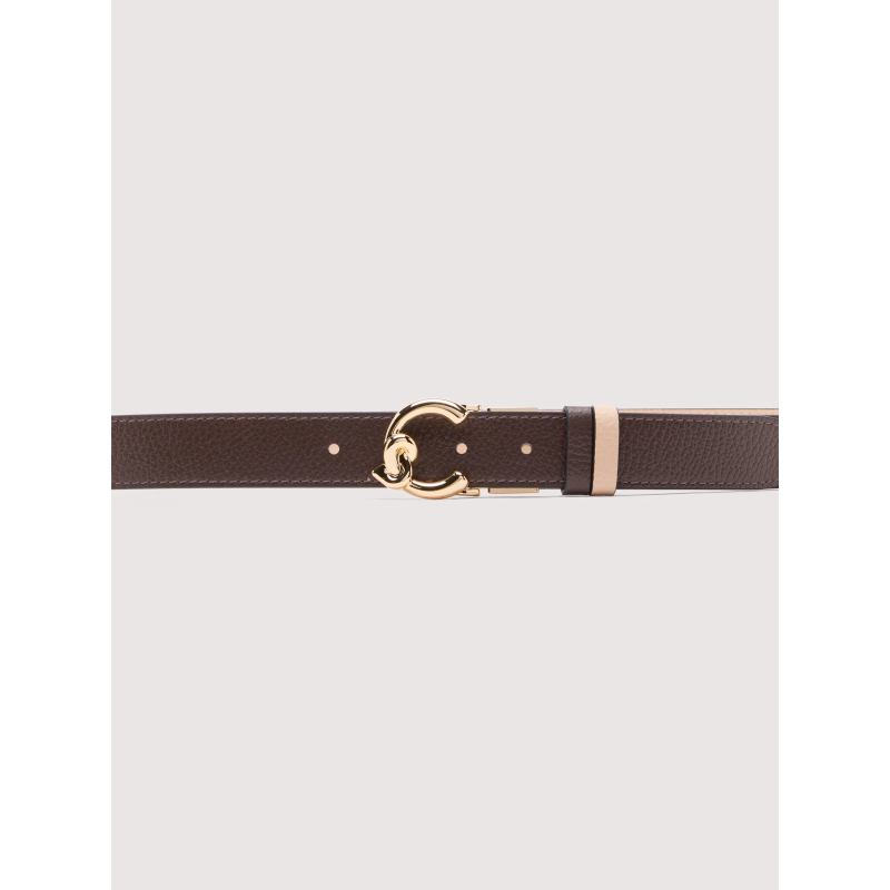 COCCINELLE C-ME BICOLOR KOŽENÝ PÁSEK
