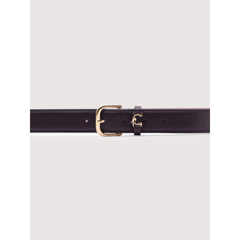 COCCINELLE METAL LOOP KOŽENÝ PÁSEK