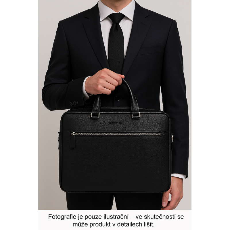 BYZNYS TAŠKA FILIPPO CERRUTI I88I BLACK
