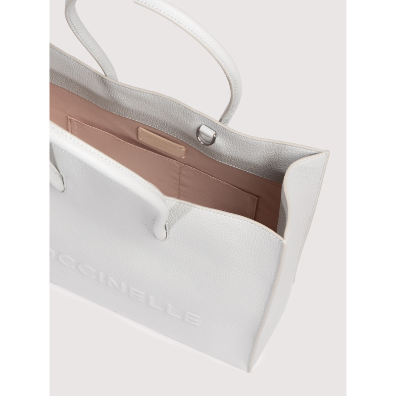 COCCINELLE MYRTHA MEDIUM MAXI LOGO KOŽENÁ KABELKA