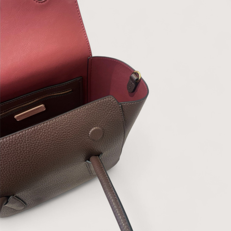 COCCINELLE DOUBLE BEAT TOP HANDLE MEDIUM KOŽENÁ KABELKA