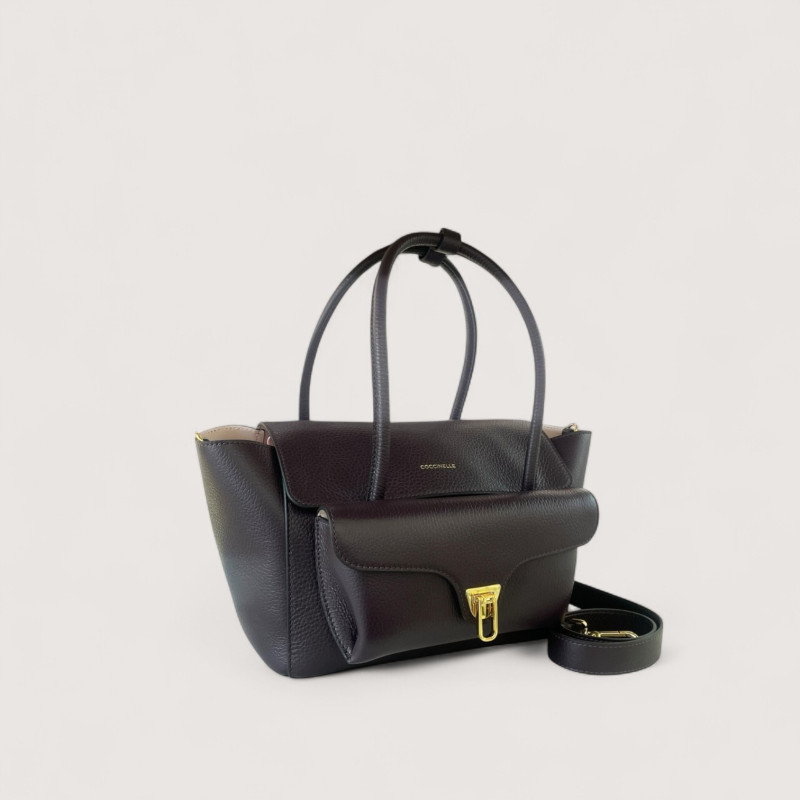 COCCINELLE DOUBLE BEAT TOP HANDLE MEDIUM KOŽENÁ KABELKA