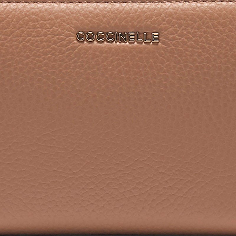 METALLIC SOFT KOŽENÁ PENĚŽENKA COCCINELLE