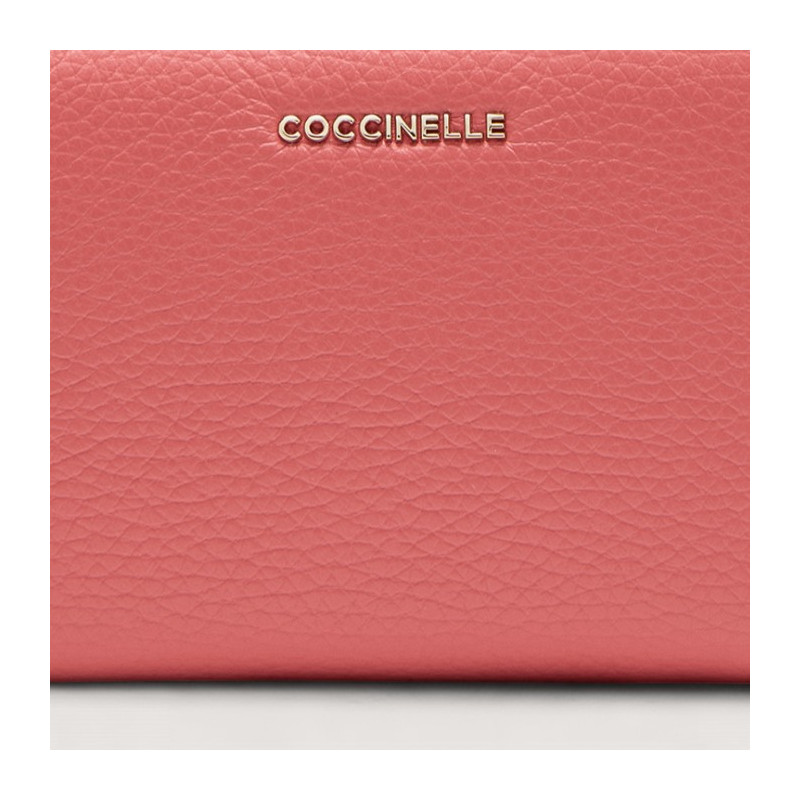 METALLIC SOFT KOŽENÁ PENĚŽENKA COCCINELLE