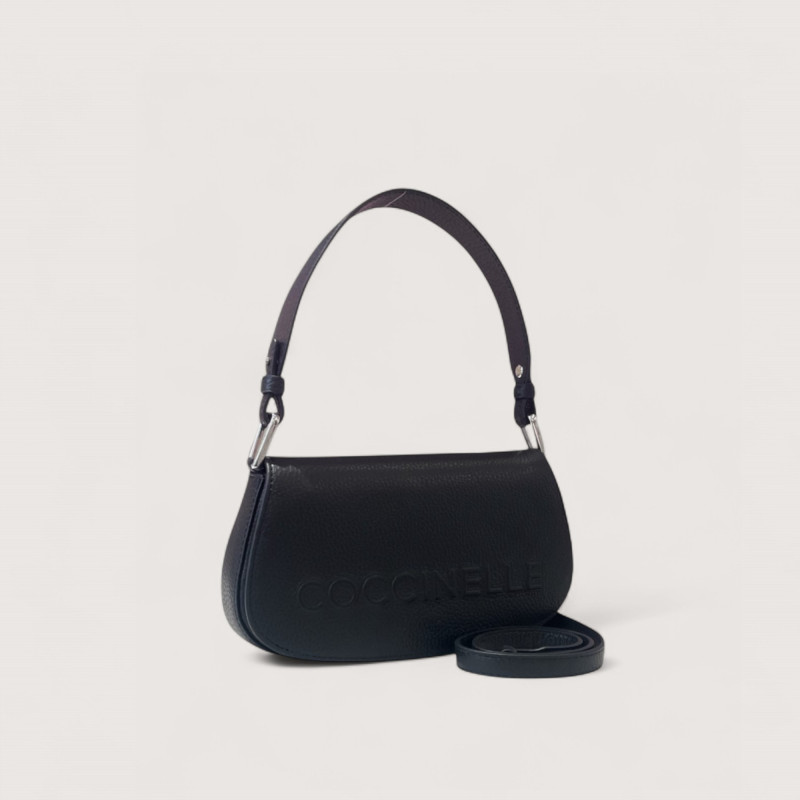 COCCINELLE MYRTHA MAXI LOGO KOŽENÁ MINI BAG