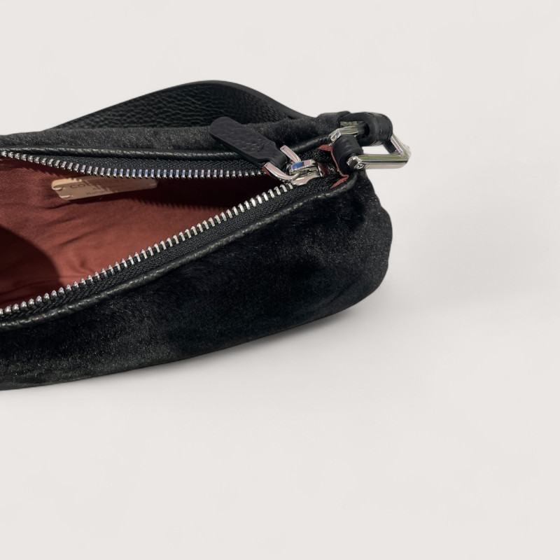 MERVEILLE SYNTHETIC FUR MINI BAG COCCINELLE