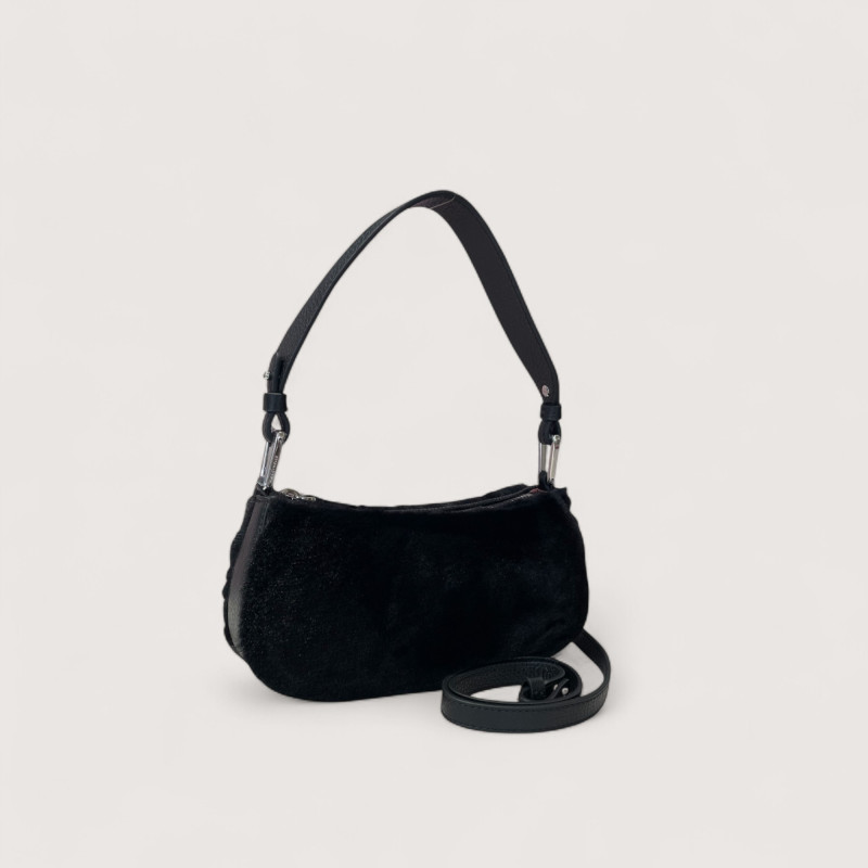 MERVEILLE SYNTHETIC FUR MINI BAG COCCINELLE
