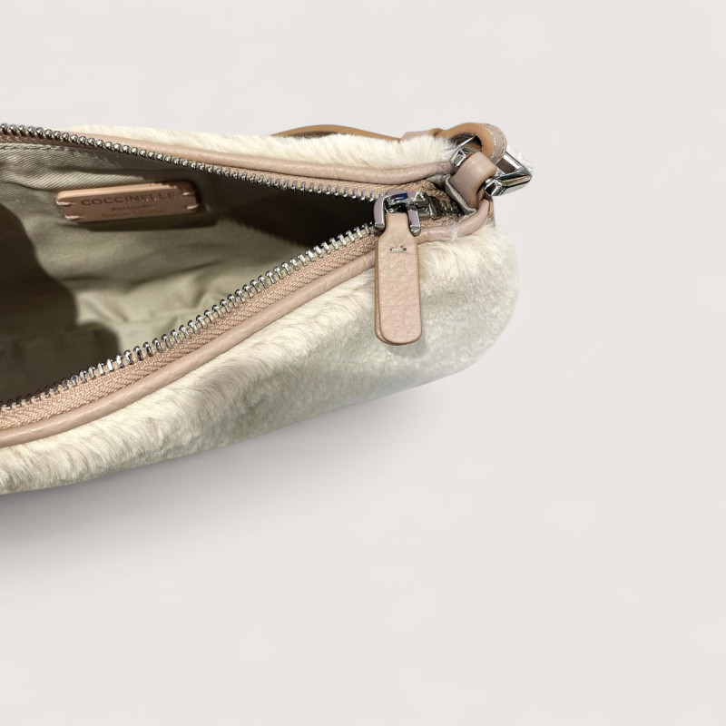 MERVEILLE SYNTHETIC FUR MINI BAG COCCINELLE