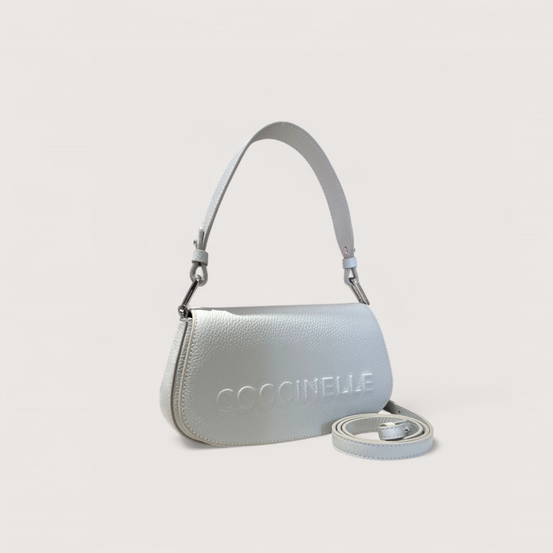 COCCINELLE MYRTHA MAXI LOGO KOŽENÁ MINI BAG