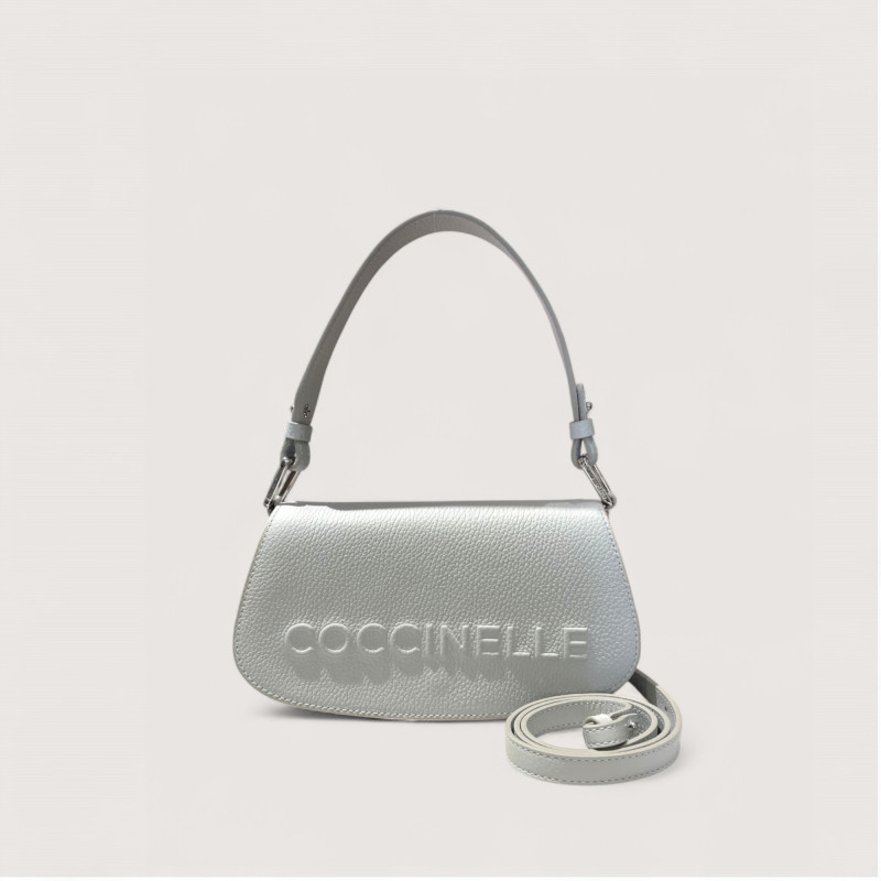 COCCINELLE MYRTHA MAXI LOGO KOŽENÁ MINI BAG